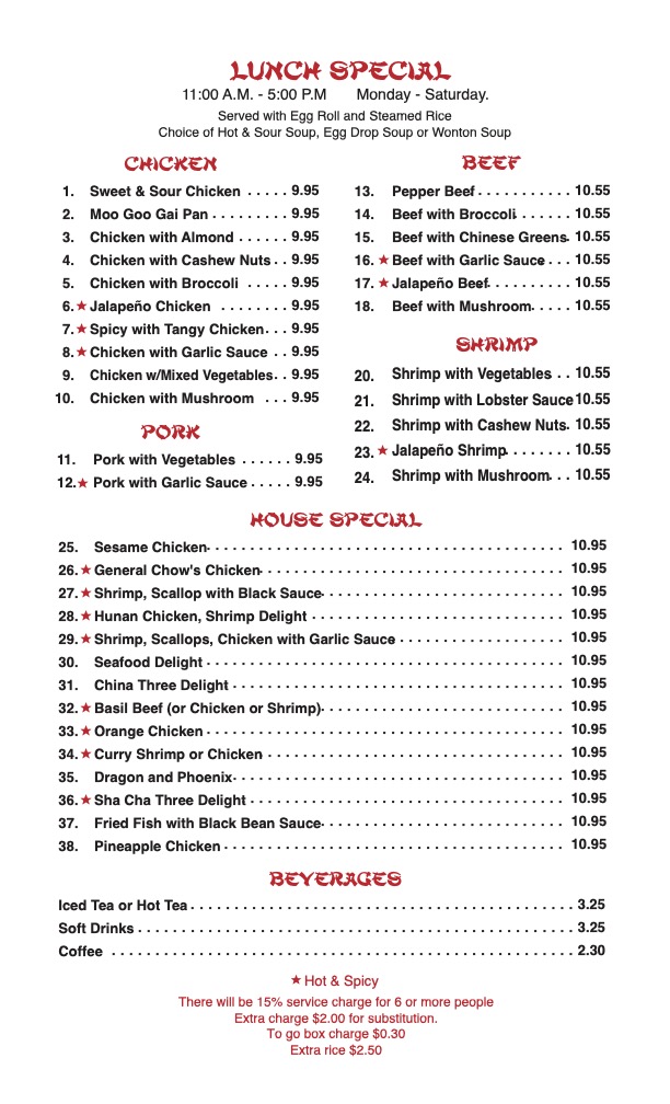 Dai Tung of Mission Menu - Image 2